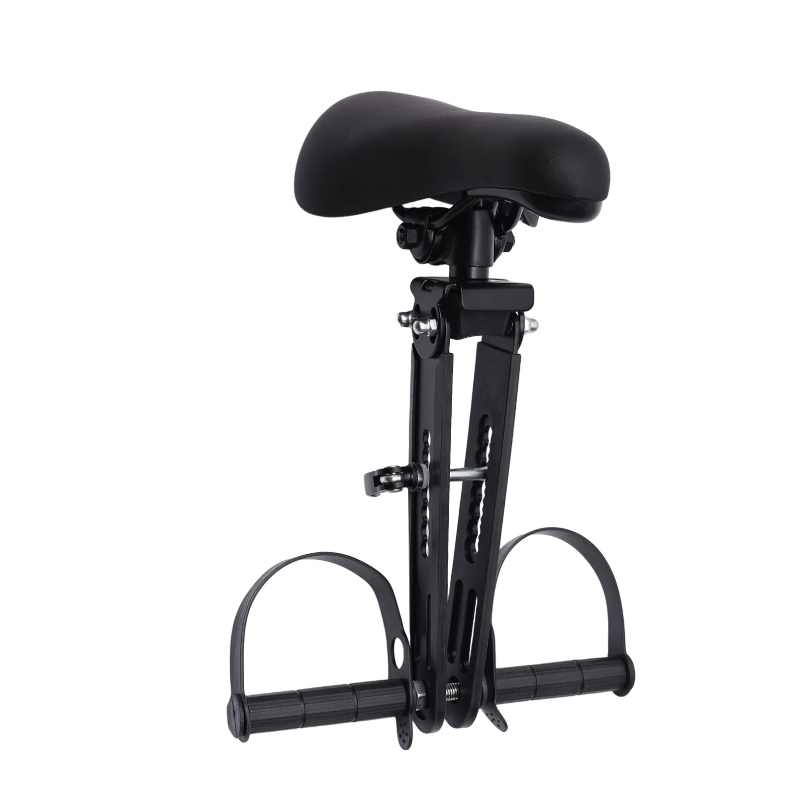 مجموعة كومبو لمقعد الدراجة للأطفال والمقود - مجموعة كاملة من مقاعد الدراجة الأمامية المثبتة للأطفال من عمر 3 إلى 6 سنوات