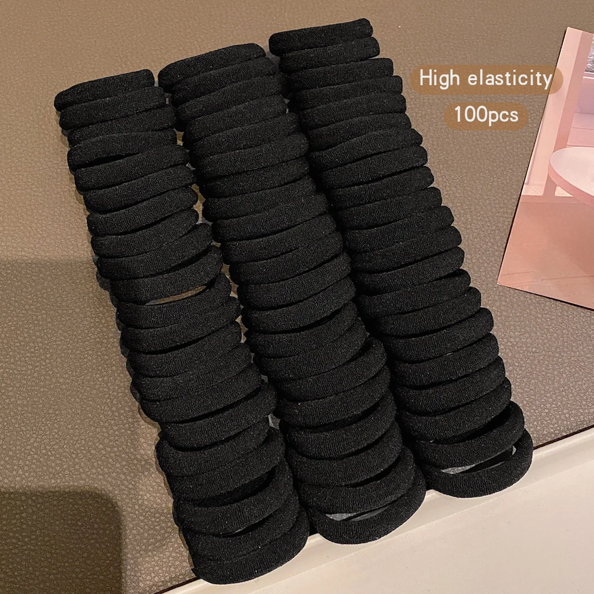 

100 seamless, high elasticity, durable Korean style hair accessories with elastic bands suitable for daily use