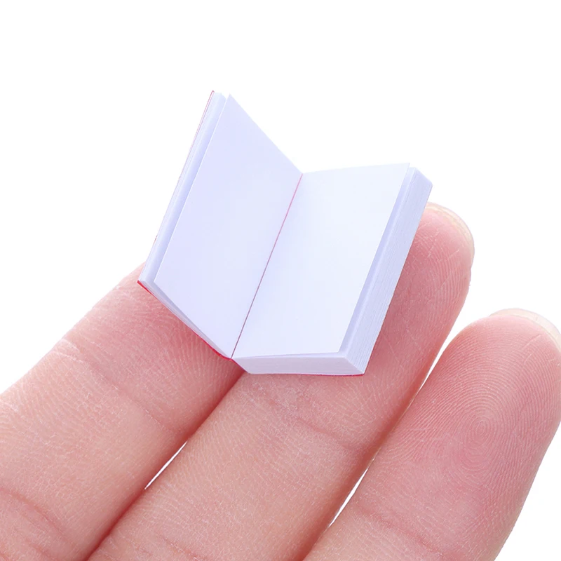 2025-4Pcs 1:12 Dollhouse Miniature Accessories Note Books Model Toy for Children's Dolls Book Model Dollhouse School Decoration