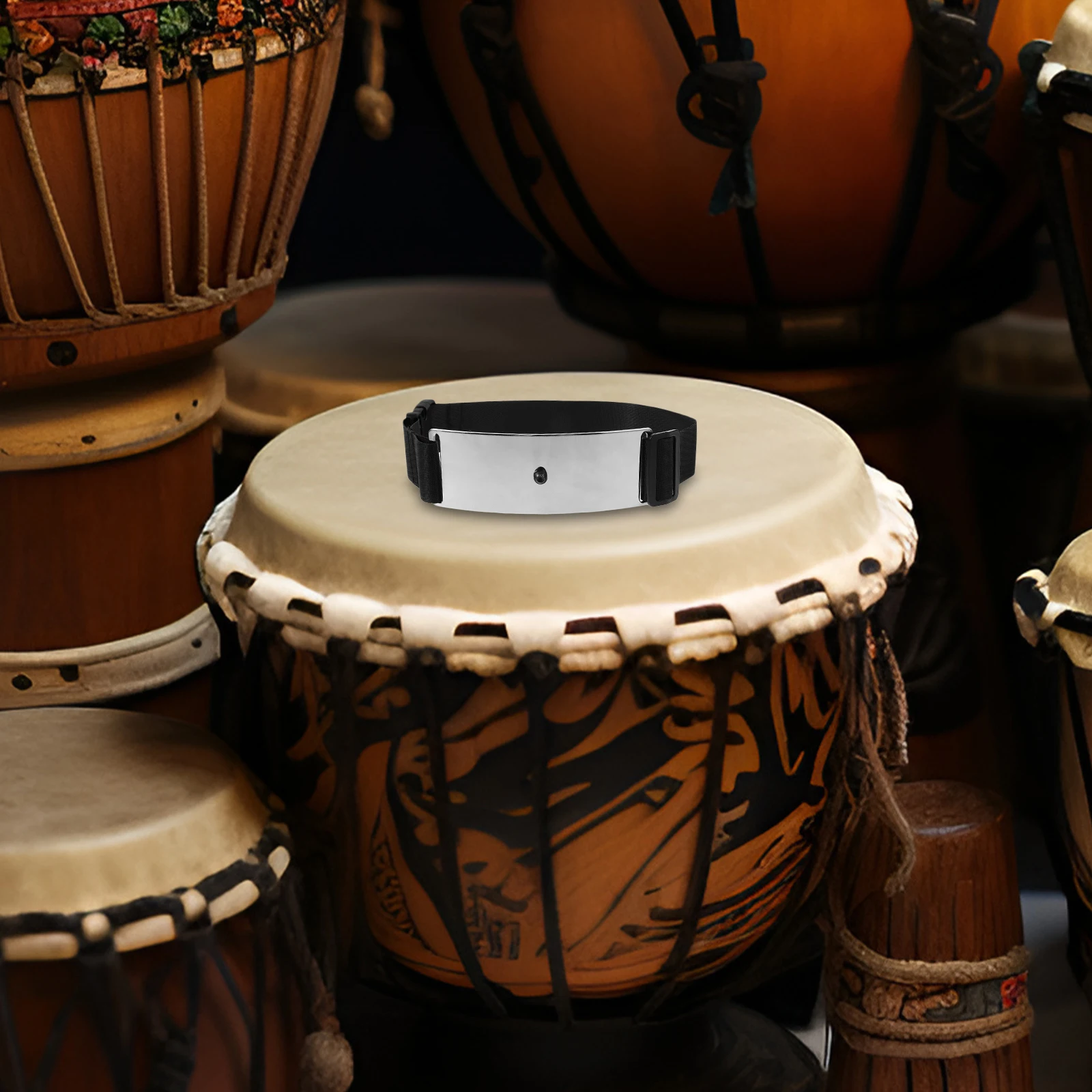 

Exercise Mat Dumb Drum Pad Leggings Adjustable Nylon Practice Musical Instrument Straps