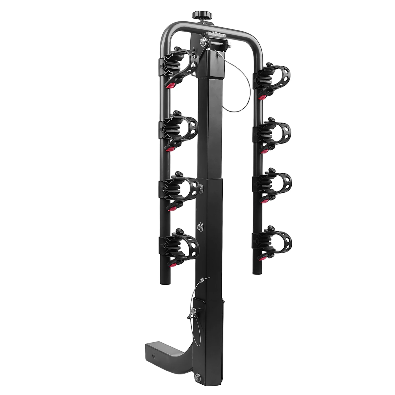 

Hitch Mount Bike Rack Foldable Bicycle Carrier 4-Bike Rack for Cars Trucks SUVs Minivans