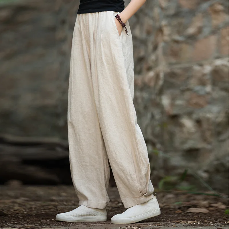 A/W بنطال رامي حريم نسائي جديد. مغسول بالحجر لمظهر عتيق ونحيف وراحة مريحة. #2