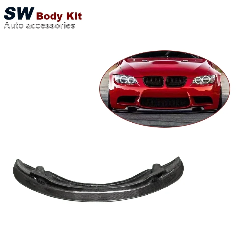 Carbon Fiber GT4 Style Front Bumper Splitter For BMW 3 Series E90 M3 E92 E93 upgrade Front Bumper Splitter Lip Diffuser Cover