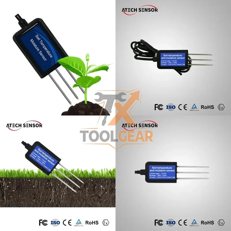 2026hotsale* zigbee soil moisture sensor Lorawan 2 In1 Rs485 Digital Signal Gprs Agriculture Soil Temperature Sensor