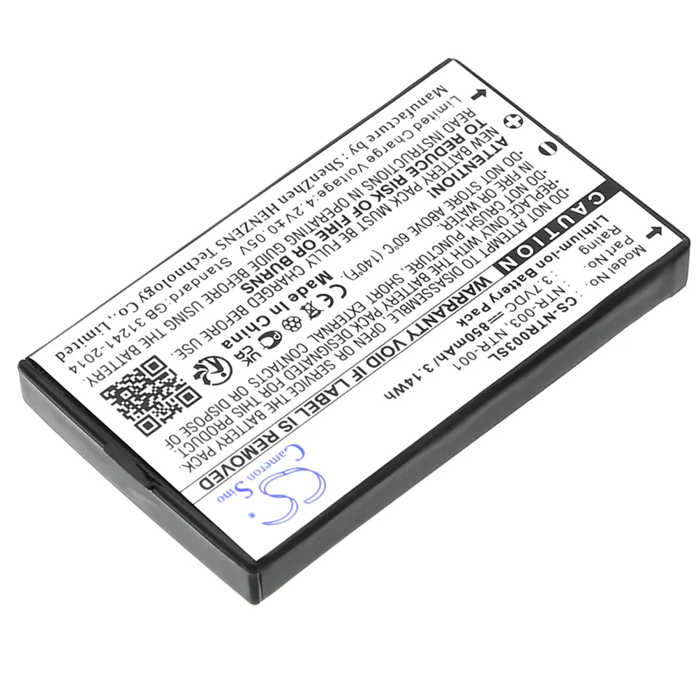 كاميرون سينو بطارية وحدة التحكم في الألعاب لنينتندو GBA-SP لعبة بوي المتقدمة SP رقم الجزء NTR-003 NTR-001 BT-M12 BAT-GBASP-1LI