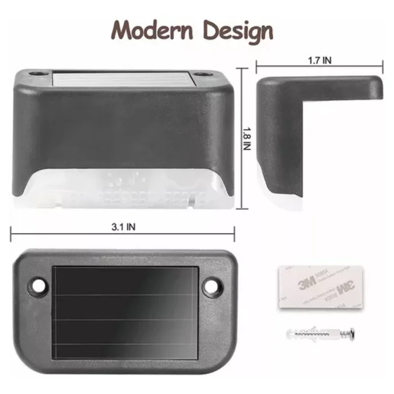 4 stuks tuintrapverlichting, grondverlichting, verlichting