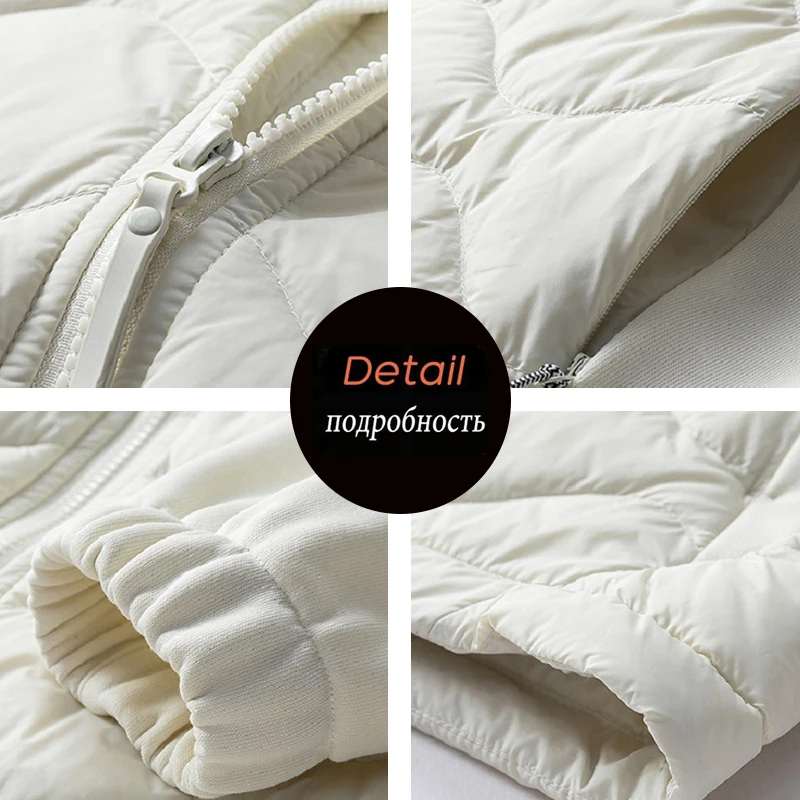 الرجال الأبيض بطة أسفل سترة دافئة مقنعين خفيفة الوزن للغاية Packable معطف الشتاء المياه والرياح مقاومة تنفس أسفل سترة #6