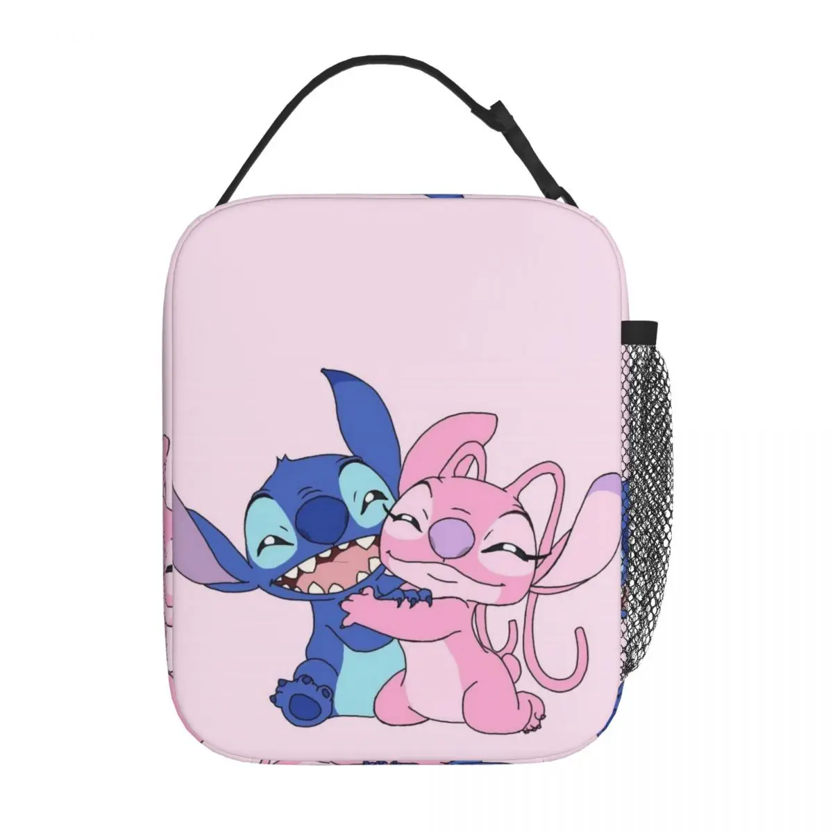 Custom Lilo And Stitch Thermal Insulated Lunch Bags Women Disney Resuable Bento Box for Outdoor Camping Travel Food Tote Bags