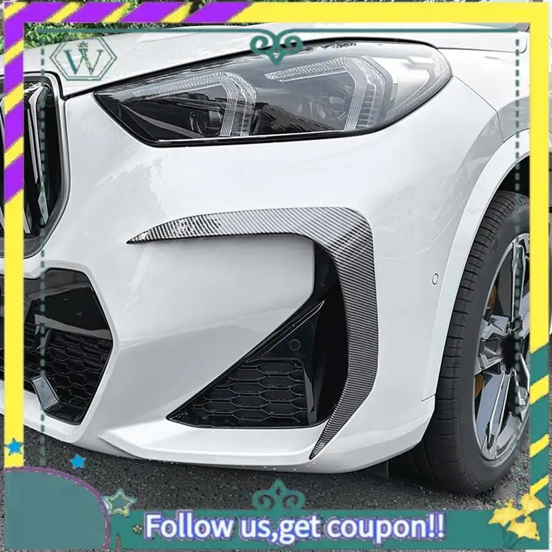 

Upgraded Carbon Fiber Front Spoiler Wind Knife For BMW X1 U11 IX1 20I 23I 30E 25E M35i M SPORT 2022-24 Bumper Surround Splitter