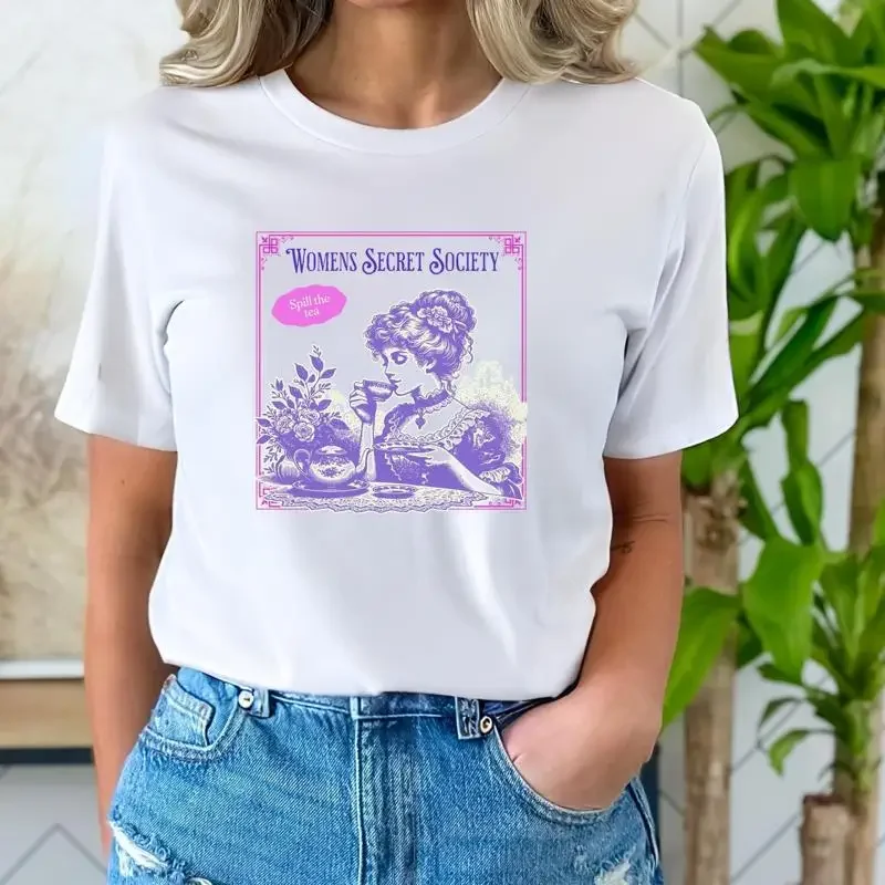 17 Dating same guy Spill the tea Womens Secret society T Shirt gift for her Mem