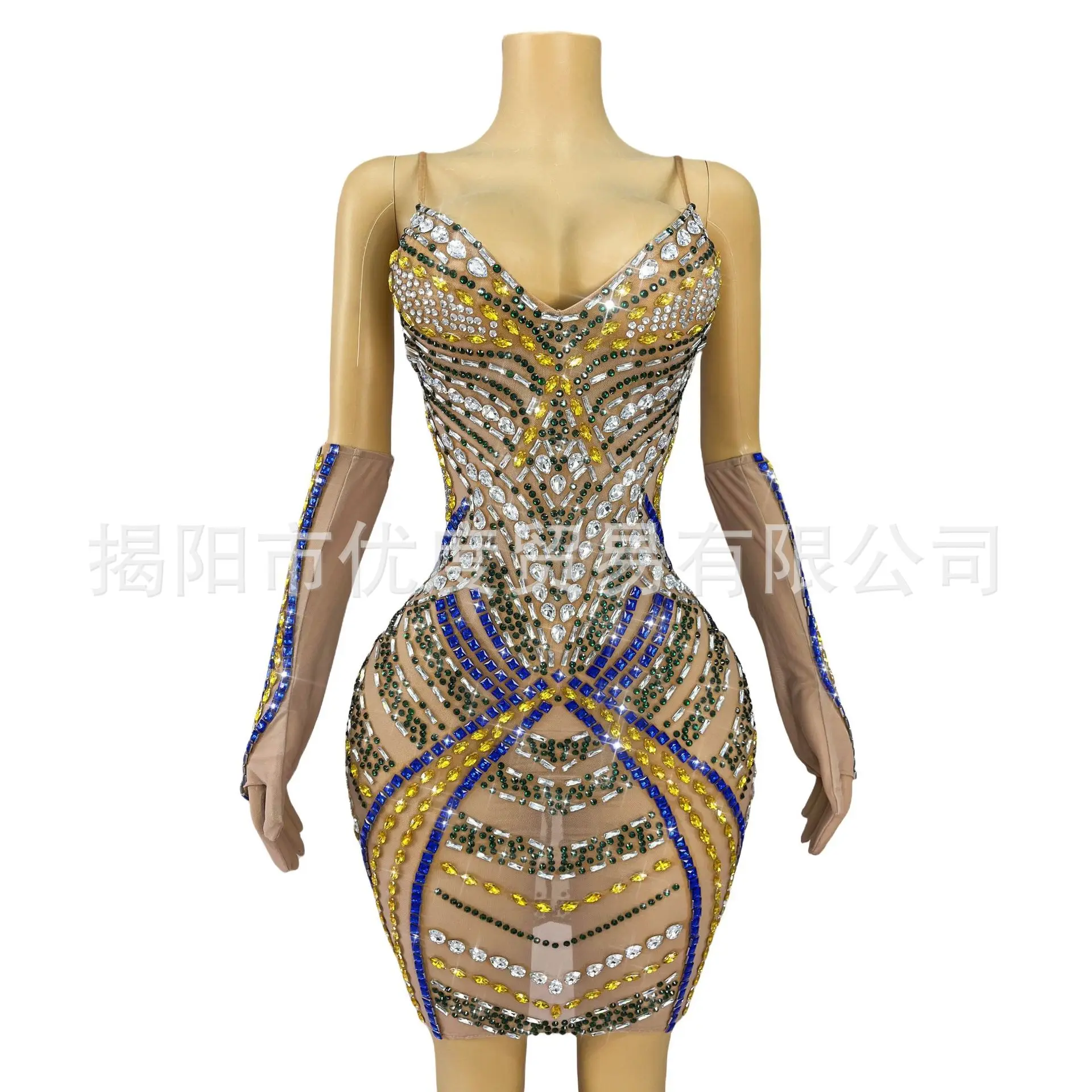 

Тонкие сексуальные перчатки с лямкой на подтяжках, блестящие стразы, коктейльное платье, королевское синее платье Kingdee, элегантное свадебное платье для гостей