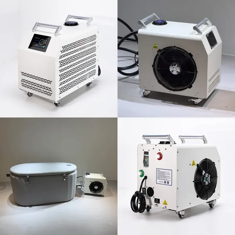 for Gurgle 1HP Ice Bath Cooler US Spot Cold Water Bath Chiller R410A