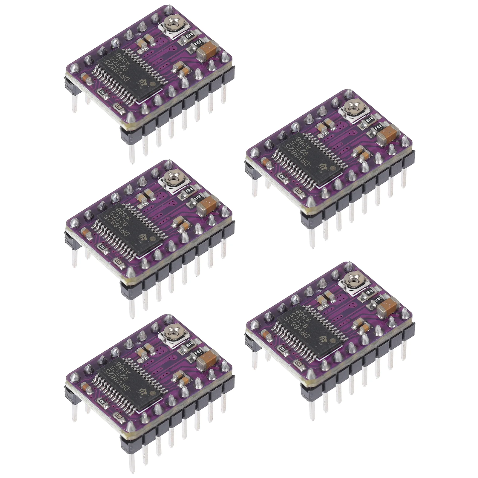 

5 Pcs Stepper Motor Driver 3d Printer Accessory Heat Sink Module For Accessories