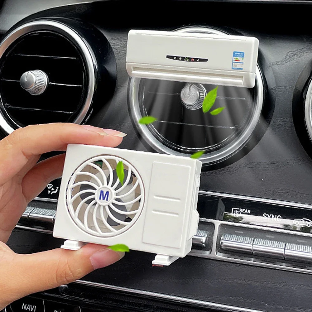 2Pcs/Set Car Air Outlet Freshener Air Conditioner Model Deodorization Fragrance Aromatherapy Ornaments Interior Accessories