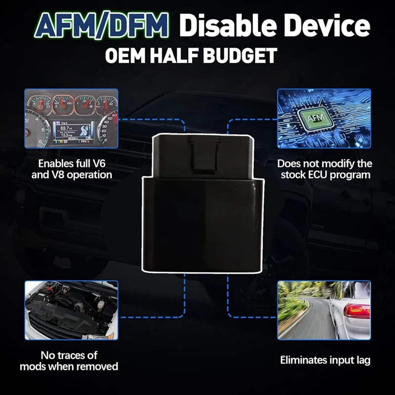 AFM/DFM Disabler Active Fuel Management Disable Device Accessories For V6 V8 GM Motor Chevy Suburban Silverado Tahoe Sierra