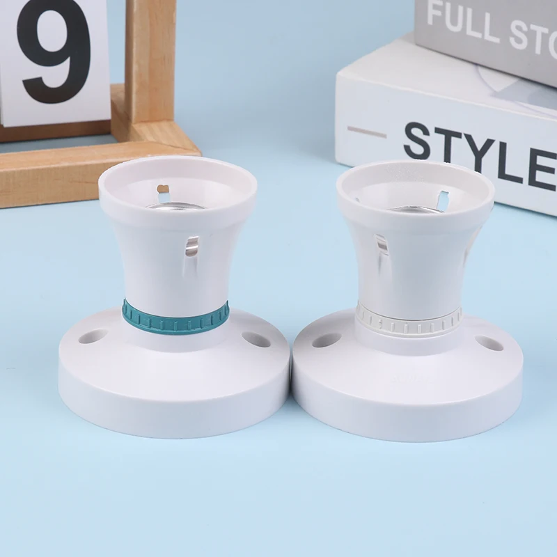 

Мощный винтовой потолочный светильник E27, светодиодный держатель лампы, настольный светодиодный светильник, цоколь, домашний термостойкий круглый держатель лампы