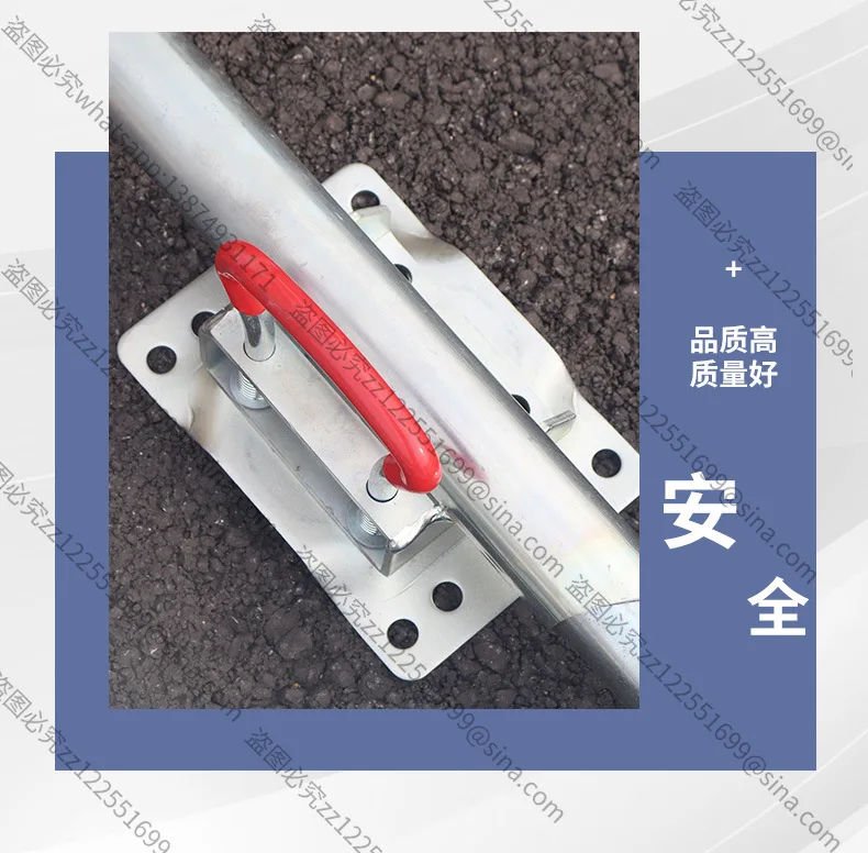 

Suitable for The New Wear-resistant Brake Universal Wheel Hand Trailer Jack Precision Seamless Steel Tube Yacht RV Steering