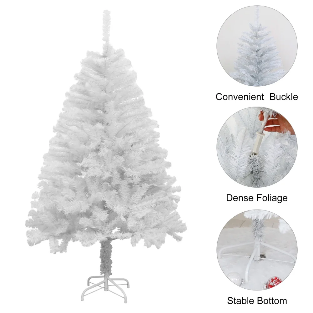 Artificial Classic Pine Christmas Tree with Metal Stand Christmas Ornaments Christmas Decorations