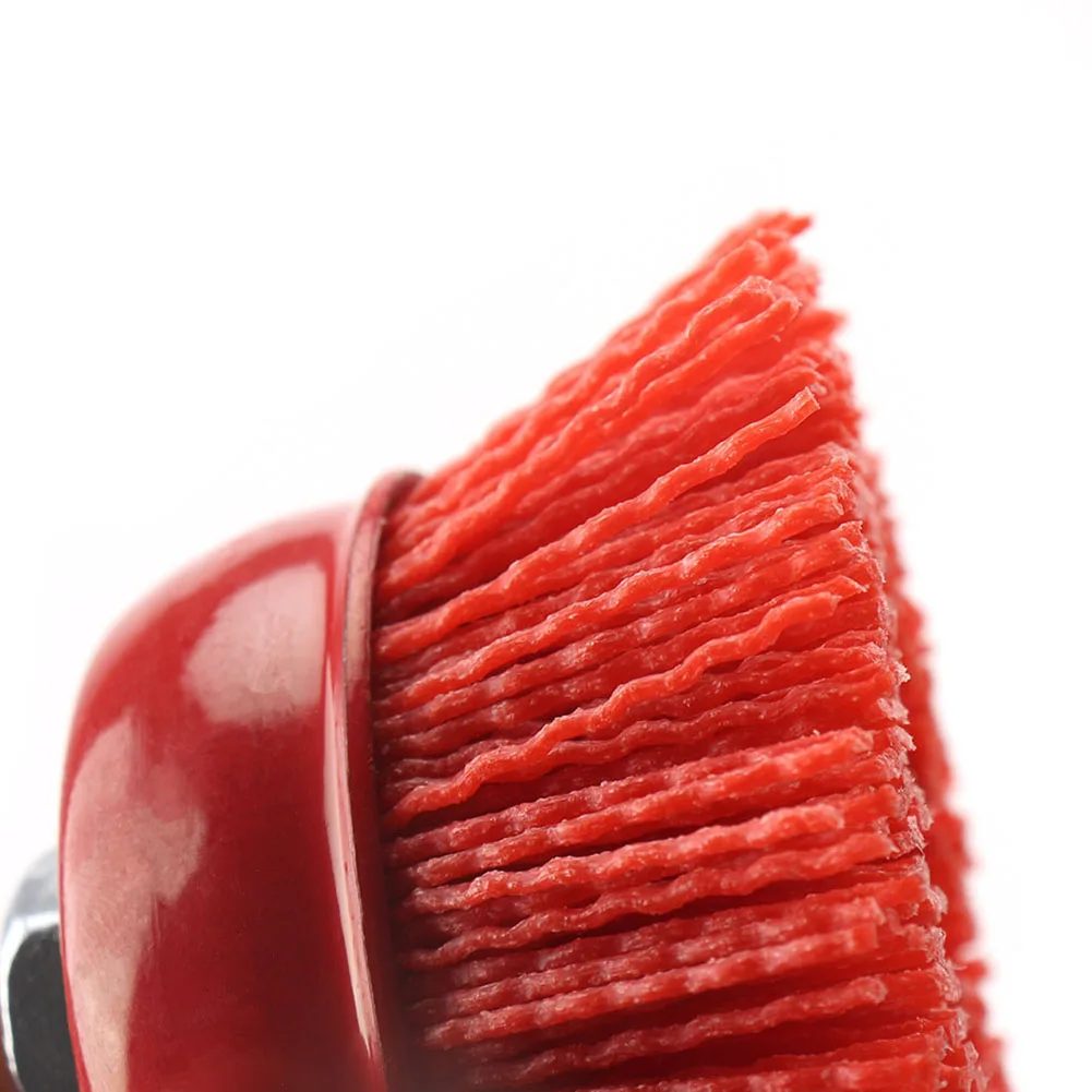 Wire Wheel Brush Angle Grinder Tool For Metal Wood Plastic for m14 Thread Polishing Scrubbing 80/120/240grit Practical