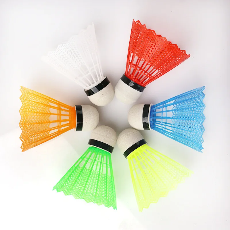 6/12Pcs Colorful Badminton Balls Shuttlecocks Multi-colored Badminton Foam Balls Leisure Sport Games Outdoor Sport