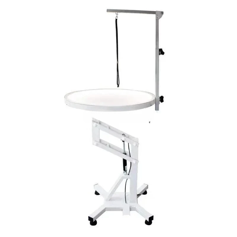 

Pet Electric Lifting Luminous Table round Table Eight-Immortal Dogs and Cats Beauty Cosmetic Table
