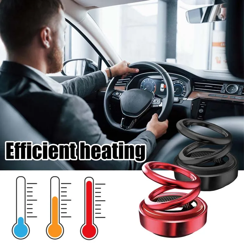 

Car Portable Kinetic Mini Heater Vehicle-mounted Solar Kinetic Energy Molecular Heater Car Air Freshener Perfume Diffuser