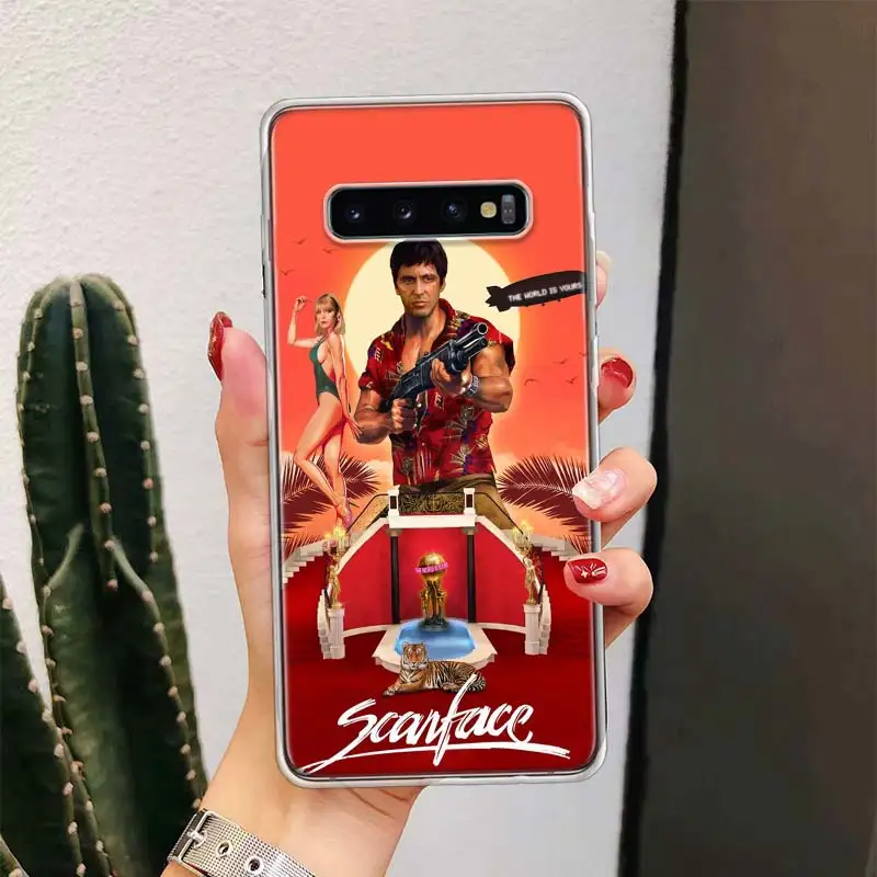 Scarface 1983 Film Al Pacino Movie Phone Case For Samsung Galaxy M21 M31 M12 M51 M32 M52 M30S M11 Note 20 Ultra 10 Plus 9 8 J4 J