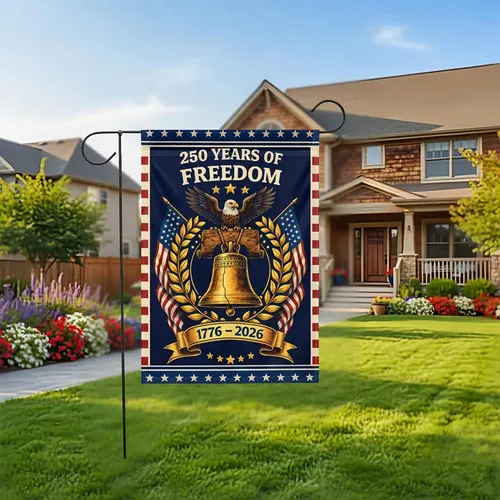 Years Garden Flag Double Sided Outdoor Yard Decor House Welcome Banner UUI GGX