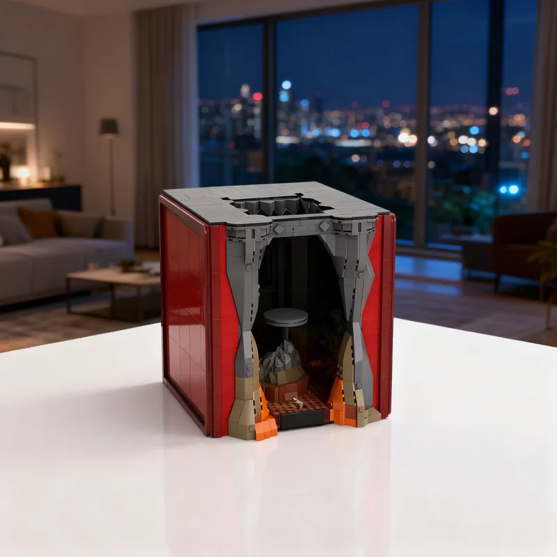 

4048 деталей MOC: Кольцо Всевластия (Кольца Смерти) — Модель для сборки, конструктор, креативный подарок, декор для витрины, премиум-качество