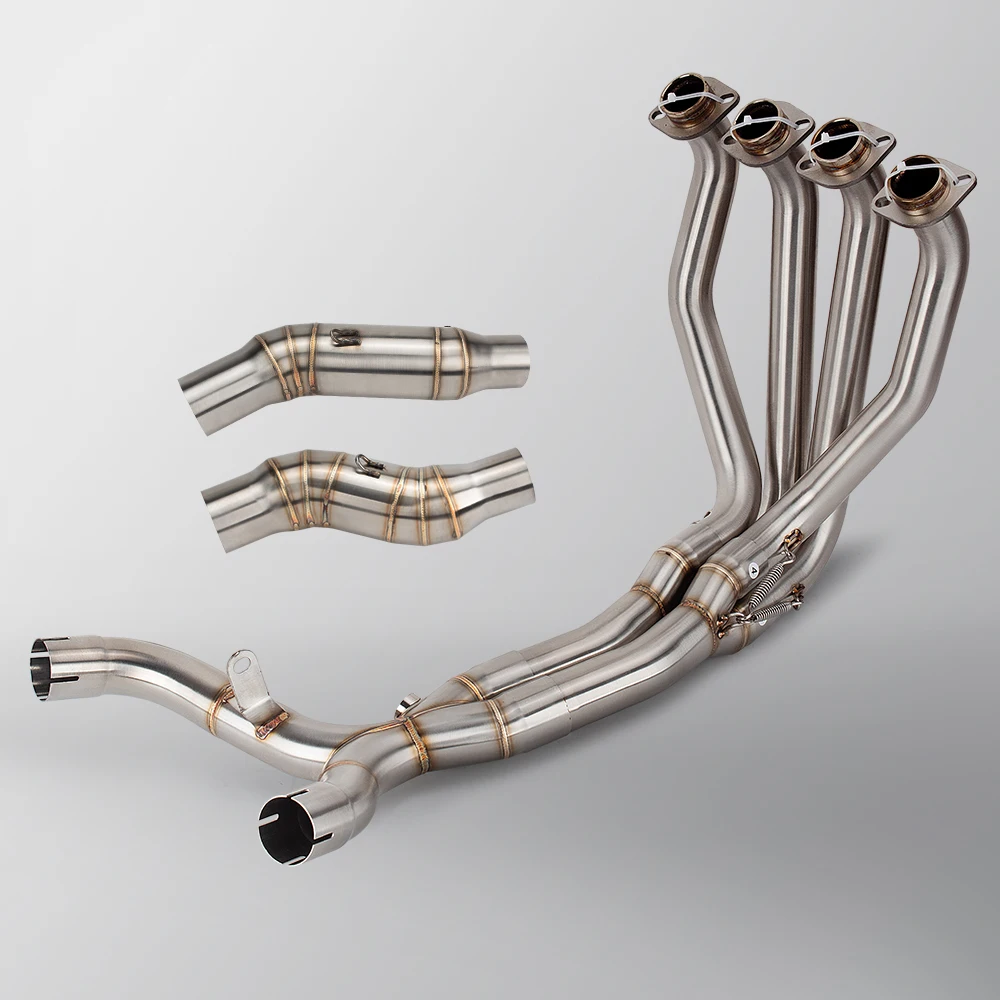 Z1000 Exhaust Kit For Kawasaki Z1000 2010-23 Moto Escape Pipe Streetbike Manifold Front Line Fit Original 51MM Interface Muffler