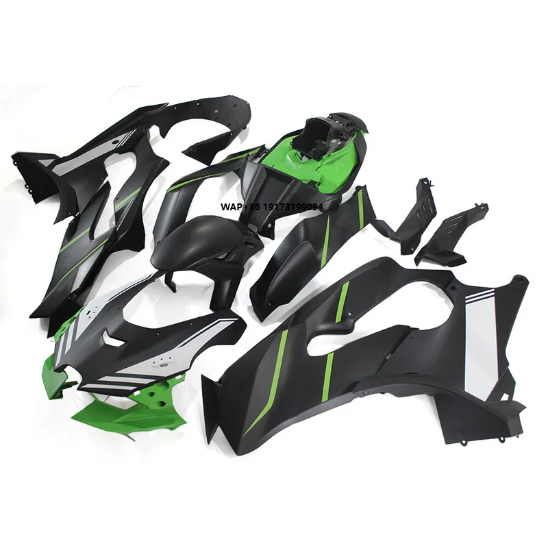 

Matte Black Green ABS Body Kit for-Kawasaki 2021 2022 2023 ZX1000 ZX10R Fairings