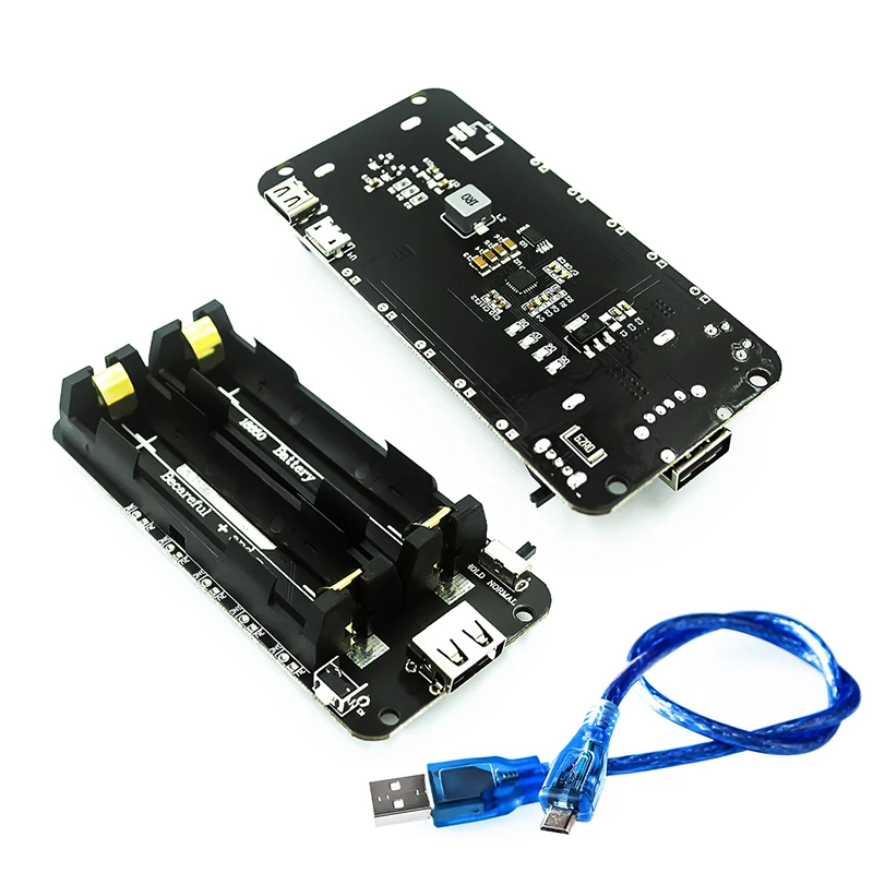 1X 2X 4X esp32 18650 battery shield v3 For Raspberry Pi 5V / 3A 3V / 1A V8 Power Bank Expansion Board USB 2.0 For Arduino