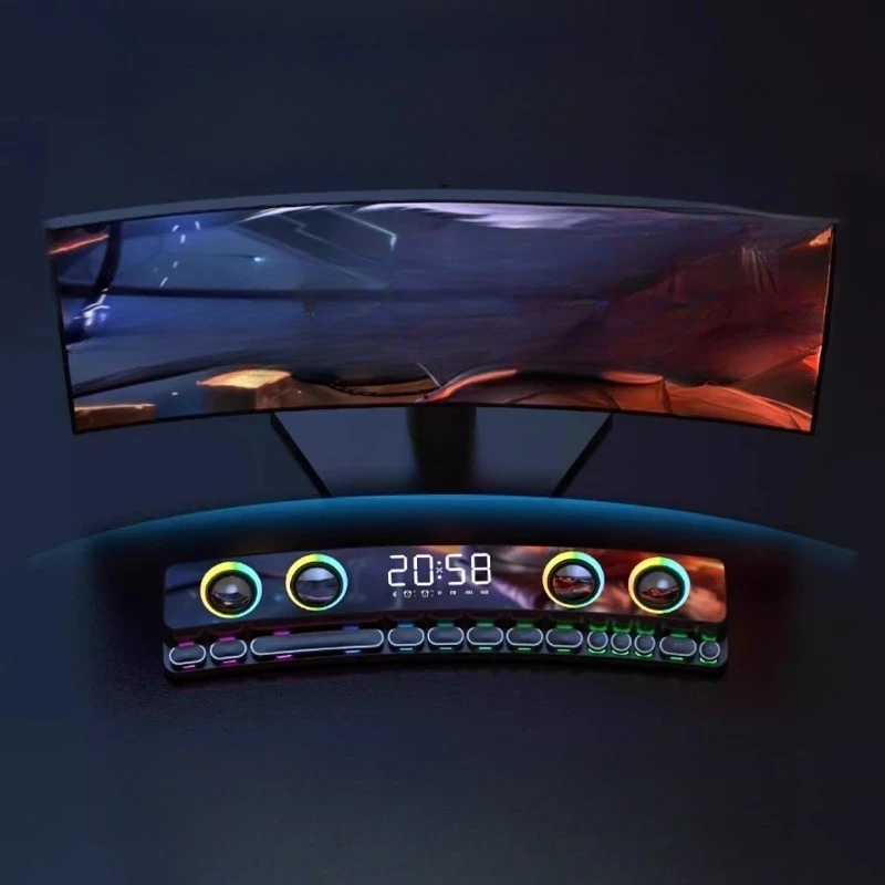 

computer stereo desktop home desktop strip bluetooth speaker multimedia e-sports game subwoofer