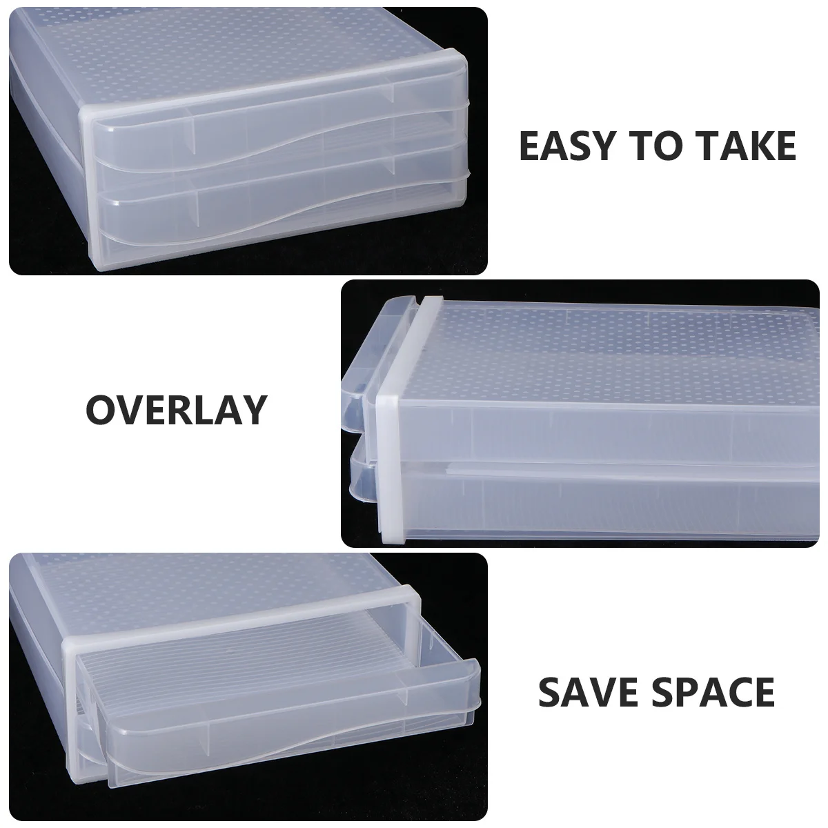 

Egg Carton Eggs Organizer Fridge Plastic Basket Dumplings Container Portable Houshould Durable Refrigerayor