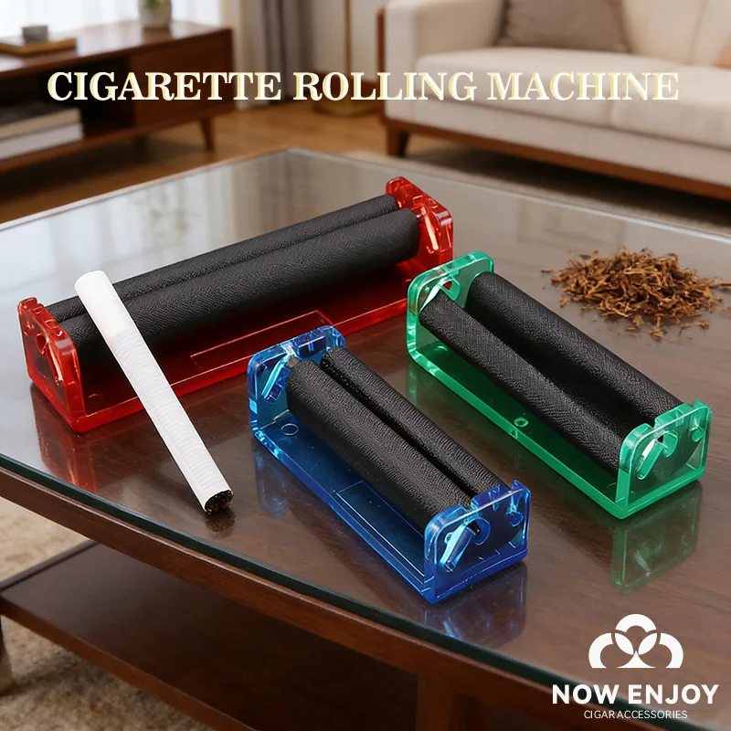 

Plastic Cigarette Roller Rolling Machine Manual Cigarette Rolling Machine Portable Men Tobacco Manual Rolling Portable filler