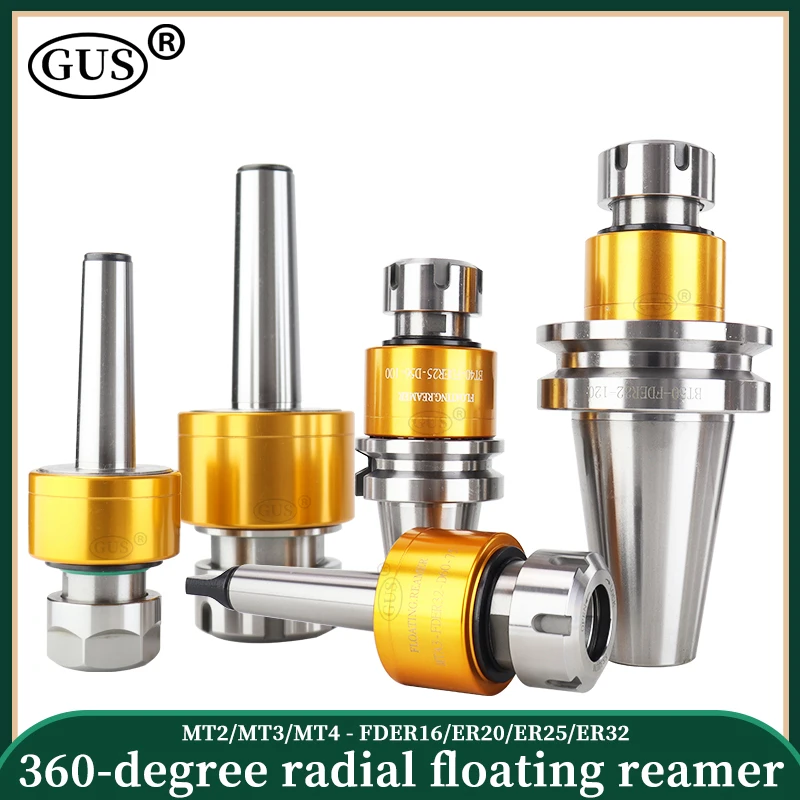 

360° Radial Floating Reamer MT2 MT3 MT4 FDER16 ER20 ER25 ER32 chuck Collet Morse taper Adjustable floating tool holder handle