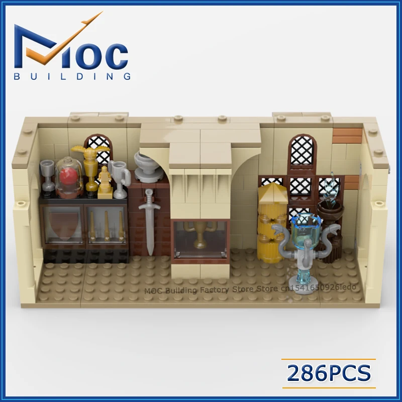MOC Serie di film classici Scena Modulare Trofeo Camera Modello Building Blocks Collezione Display Giocattoli Fai da te Assemblare Mattoni Regali di Natale