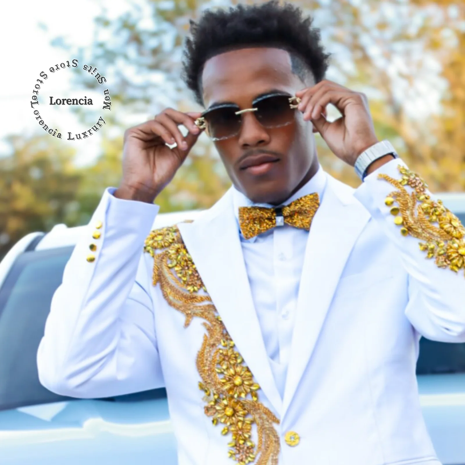 

Мужские костюмы из 2 предметов с блестящими пайетками для торжественных мероприятий, свадебные смокинги для жениха, приталенные блейзеры, индивидуальный пошив