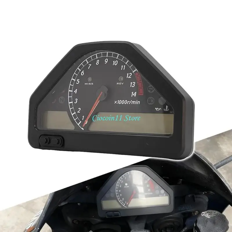 Y1UB Digital Motorcycle Instrument Cluster Speedometer Odometer Bright LCD Motorcycle Speed Gauges Simple Installation for Motor