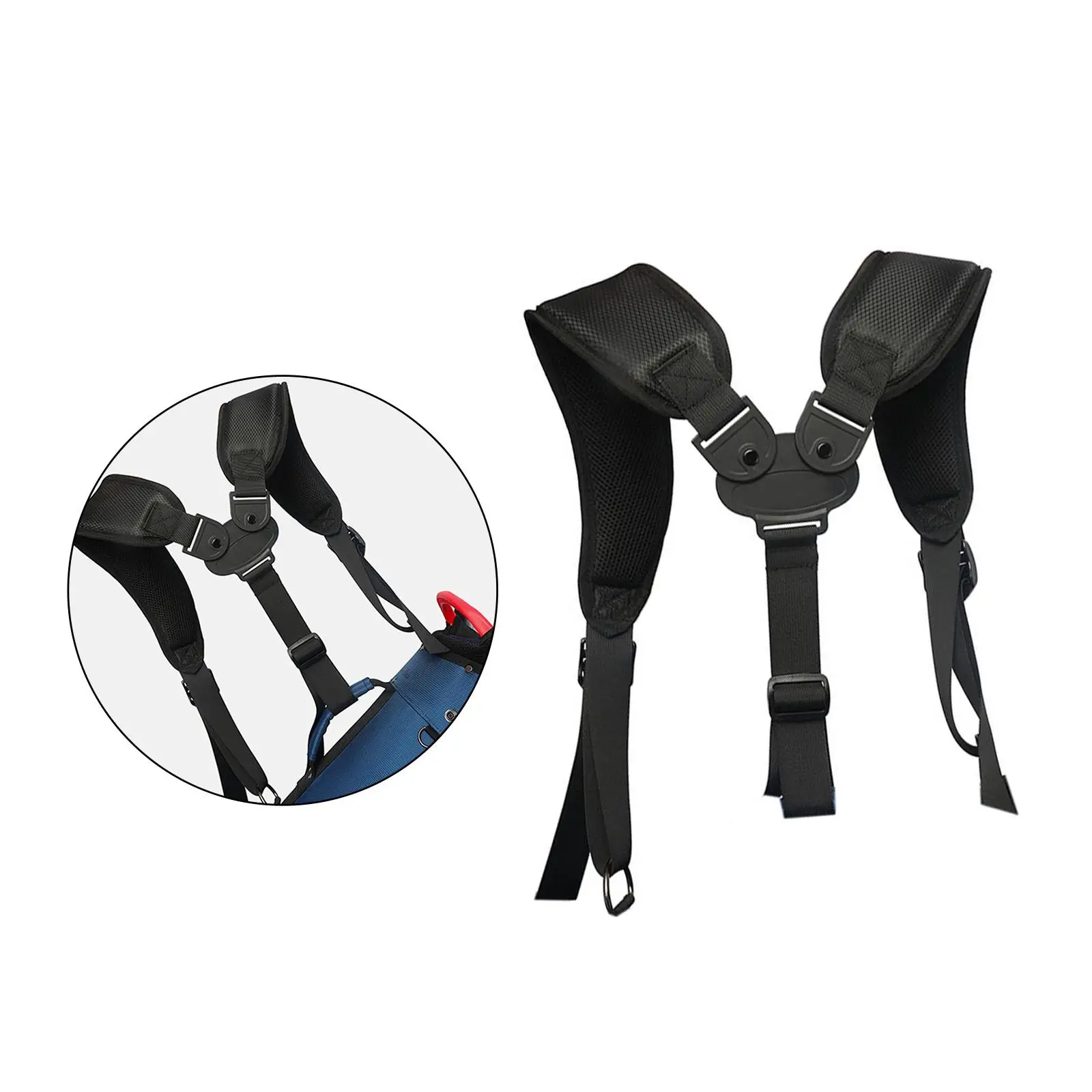 

Golf Bag Shoulder Strap Replacement Double Straps Thick Padded Strap Golf Carrying Bag Strap Golf Bag Strap Golfer Accessories