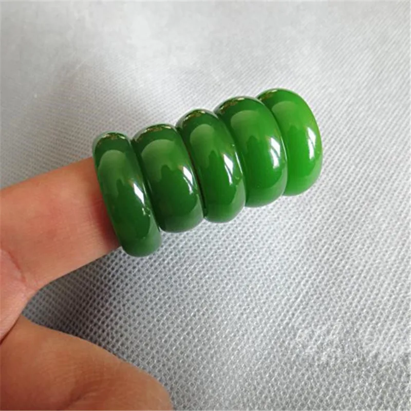 Nanyang Jade Market Direct Supply Men and Women Couple Ring Stall Supply outside Fierce Material Xinjiang Hetian Jade Ring