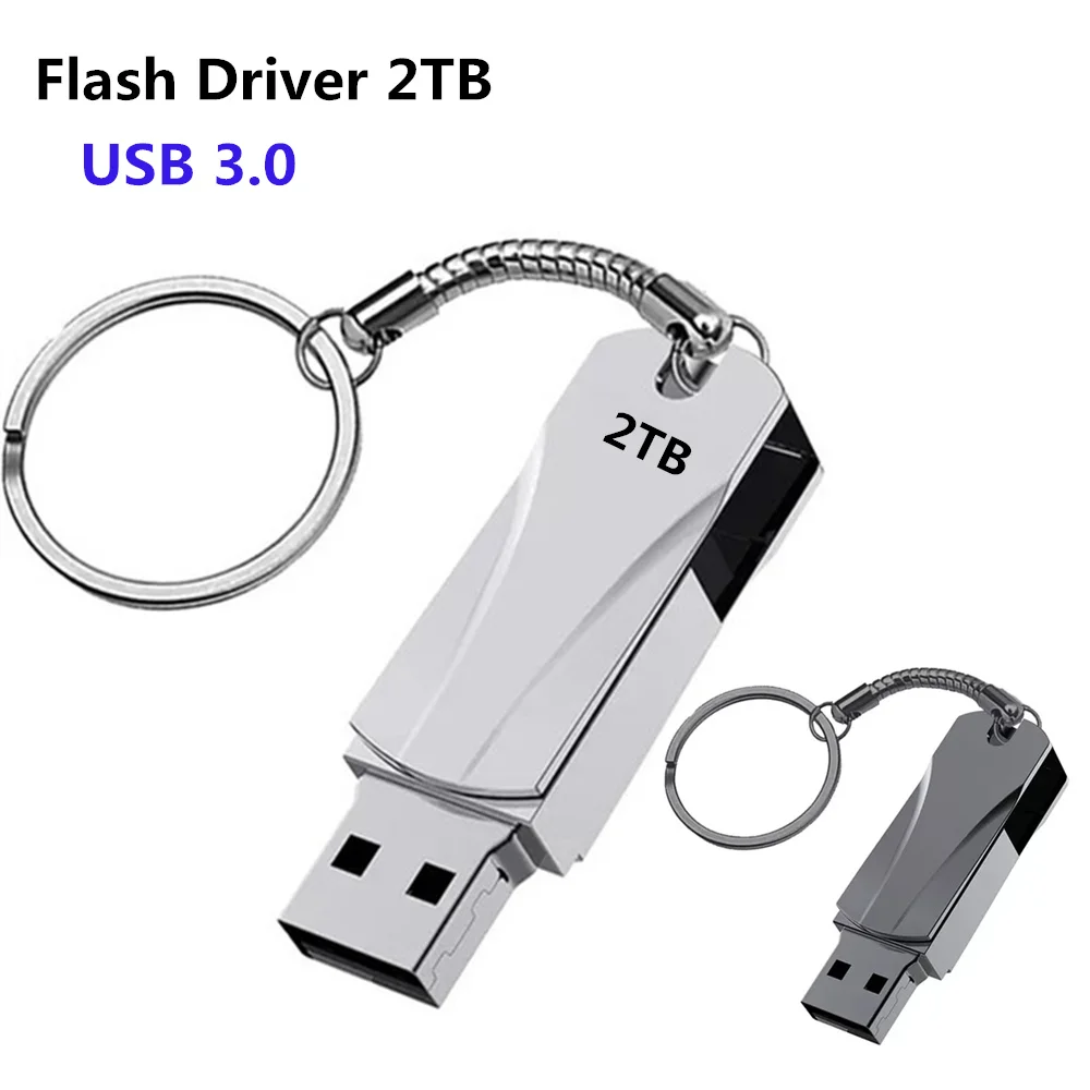 

Высокоскоростной флэш-накопитель Real USB 3.0, металлический флэш-накопитель, 2 ТБ/1 ТБ/512 ГБ, водонепроницаемый флэш-диск, мини-накопитель 32 ГБ U-диск