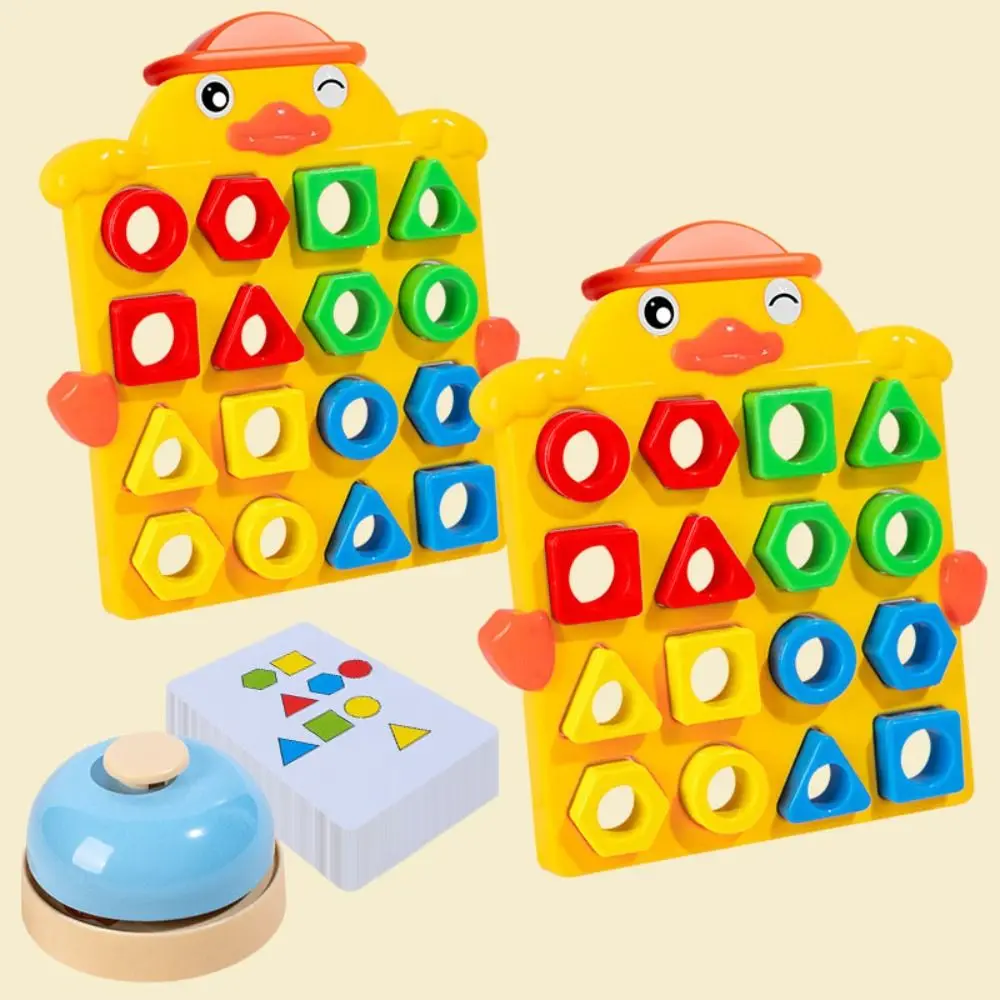 Planche Puzzle géométrique forme correspondant modèle Montessori forme cognitive correspondant jeu de société bricolage reconnaissance Interactive des couleurs