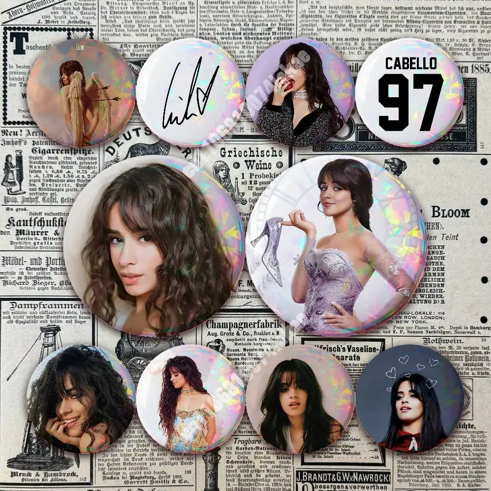 

C-Camila Liar C-Cabello Cielo y Tierra Button Badge 2PC Sets for Bags & Clothes & Accessories Metal Pin Vibrant Collection