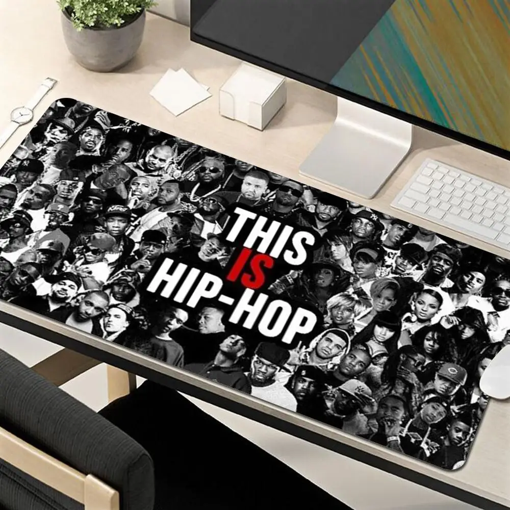 Mouse Pad Gamer Anime Mausepad Gaming Pc Complete Cheap Office Accessories Desk Protector Table Mat Old School Hip Hop Rapper