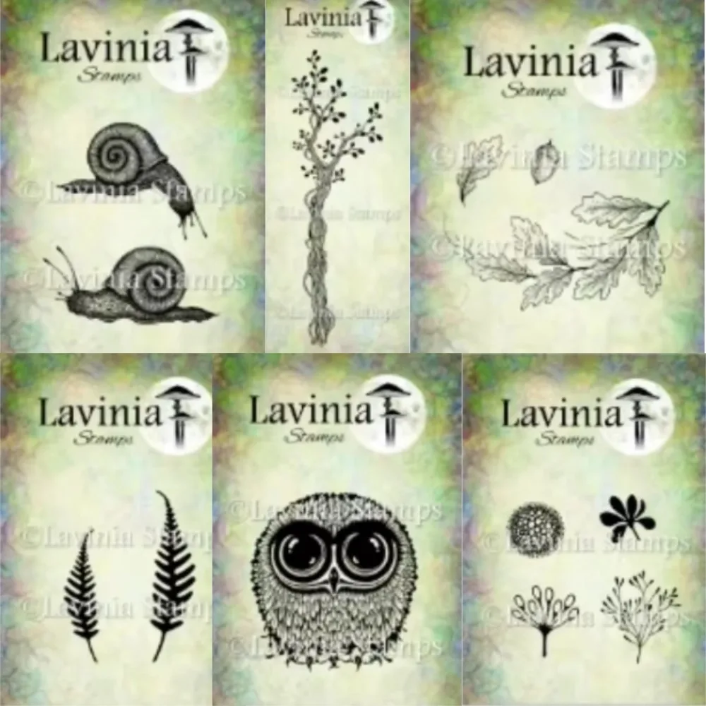 

Snails owls and leaves clear silicone stamps for DIY scrapbooking bullet journal craft supplies stamp photo album card making