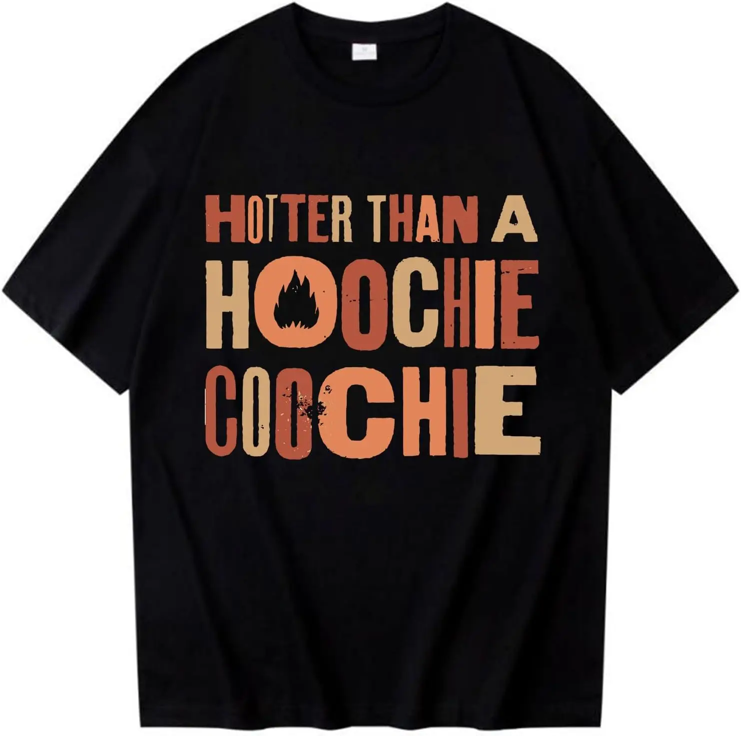 Hotter Than A Hoochie Coochie Shirt Country Music Gift Vintage Graphic Short Sleeve Tees New Fashion Top Tees