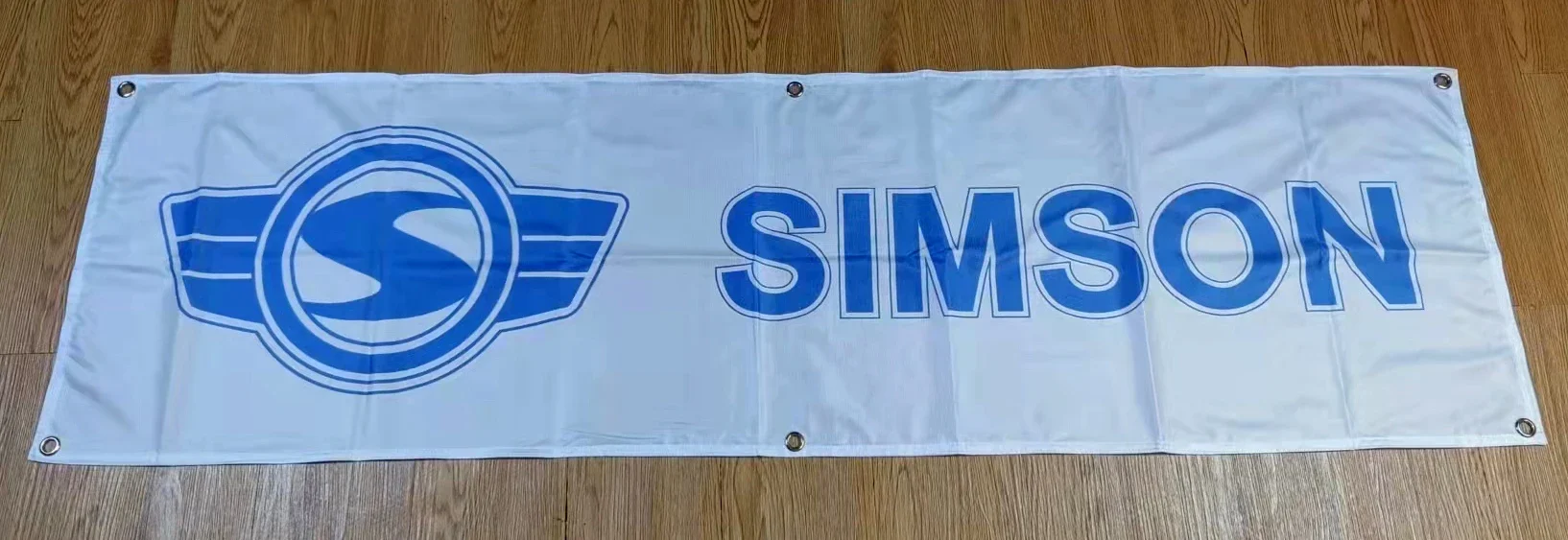 

130G 150D Material Simson Banner 1.5ft*5ft (45*150cm) Size for Home Flag Indoor Outdoor Decor yhx070