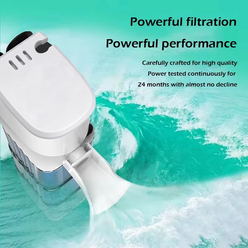 Aquarium Filter Pump, Submersible Quiet Aeration Pump, Built-in Water Pump, Aquarium Air Pump, Wave Maker, 220V - view 5