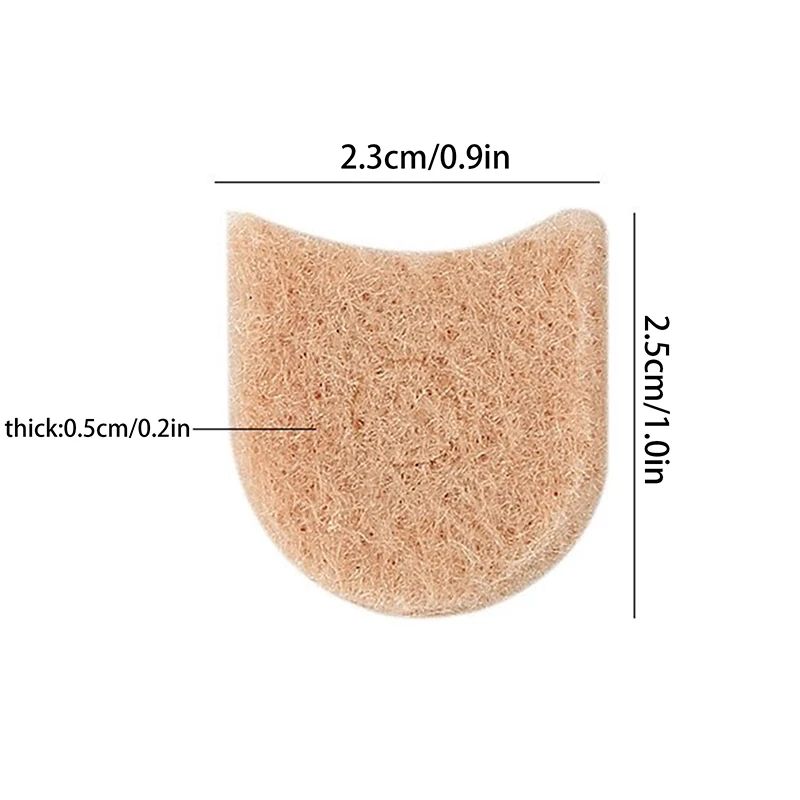 Felt Toe Straightener, Polegar sobreposição Toe Separator, Divisor diário Toe, grande cuidado do osso do pé, cuidados com os pés, 10pcs